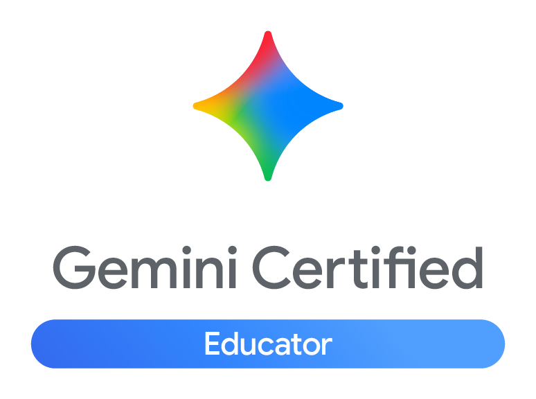 Gemini Certified Educator badge from Google for Education